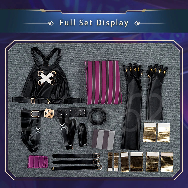 IN STOCK Jinxx Cosplay Costume Game【XS-3XL】DokiDoki-R Women Costume Jinxx Cosplay Plus Size