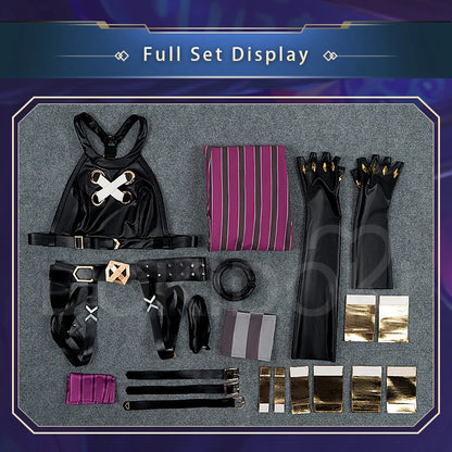 IN STOCK Jinxx Cosplay Costume Game【XS-3XL】DokiDoki-R Women Costume Jinxx Cosplay Plus Size