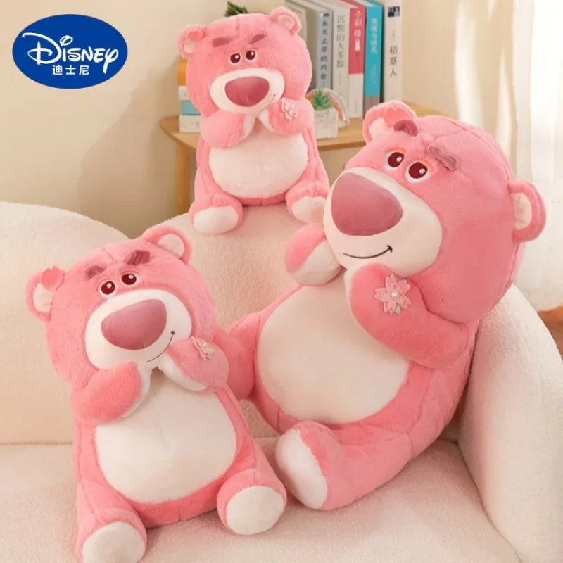 40/55/70cm Super Big Size Lotso Disney Cartoon Anime Plush Stuffed Doll Kawaii Room Decoration Plush Pillow Kids Holiday Gift