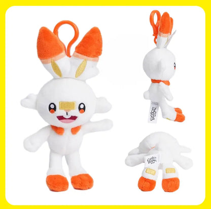 Pokemon Pikachu Mew Squirtle Charmander Kawaii Plush Toy Pendant School Bag Backpack Pendant Key Ring Small Doll Birthday Gift