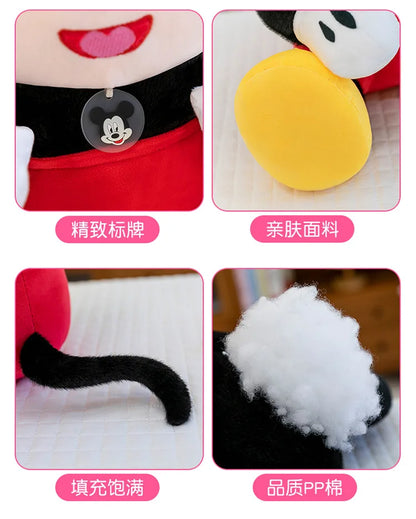 Cartoon Mickey Mouse Plush Toy Couple for Kids Birthday Xmas Gift Wedding Bed Doll Valentines Minnie Present Arcade Stuffed toy