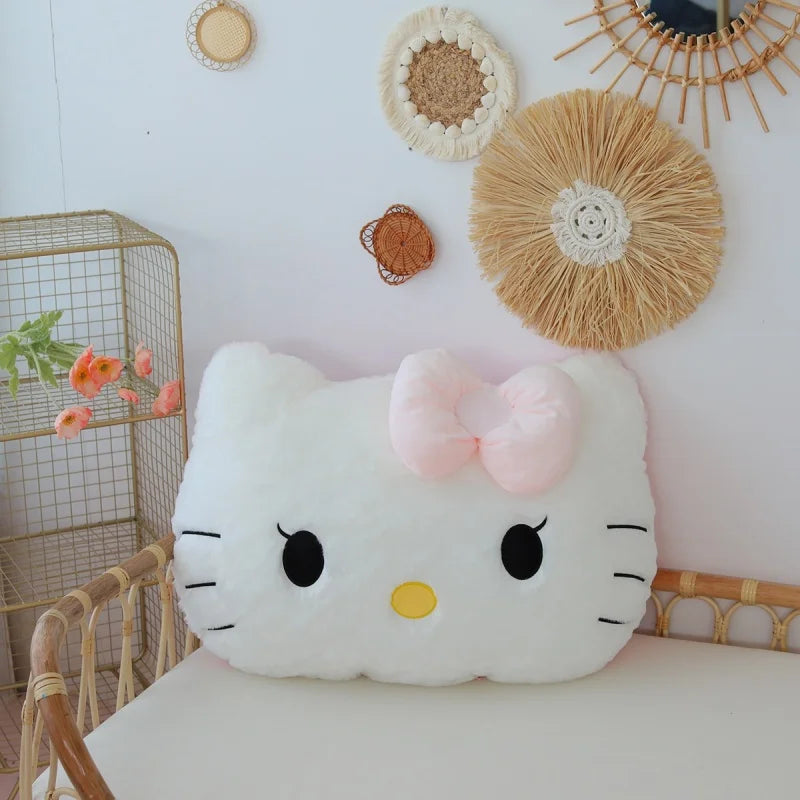 Big Size Hello Kitty Back Cushion Very Soft Sanrio Throw Pillow Sofa Bed Bedside Cushion Home Decor Gifts Girl Washable