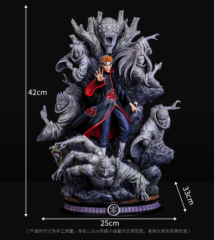 41cm Pain Figures Cartoon Naruto Anime Figure Pain Model Gk Pvc Statue Figurine Doll Collection Car Decotation Children Toy Gift