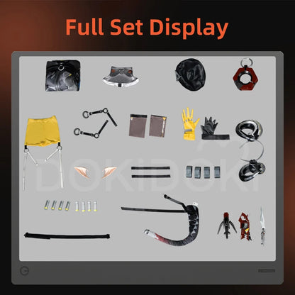 IN STOCK Orphie Cosplay Costume Game Zenless Zone Zero DokiDoki-R Women Costume ZZZ Orphie Cosplay Tail Halloween