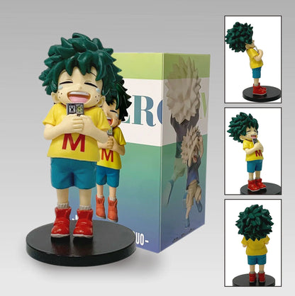 New Style | My Hero Academia Childhood Izuku Midoriya / Childhood Katsuki Bakugo Figure Model Decoration Doll, Anime Merchandise