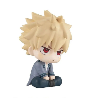 Chibi Super Cute Academy Izuku Midoriya / Katsuki Bakugo / Shoto Todoroki PVC Figurine, Collectible Toy Series Model