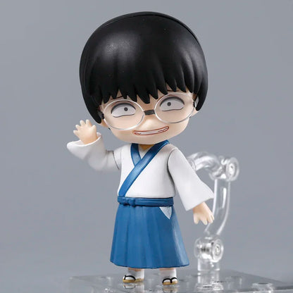 Anime Sakata Gintok Figures GINTAMA Kagura Figurines Q Version Shimura Shinpachi Figure PVC Birthday Collection model Toys Gifts