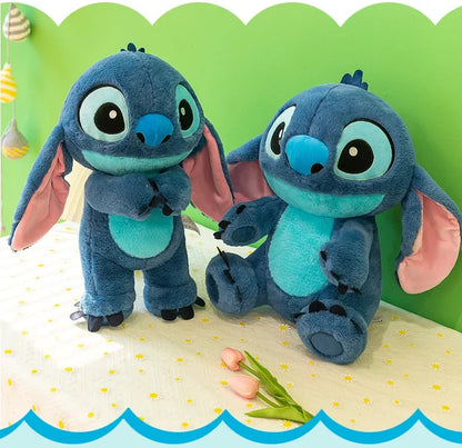 80cm Big Size Disney LILO & Stitch Anime Plush Stuffed Doll Room Plushies Pillow Kawaii Ornaments Children's Holiday Gifts