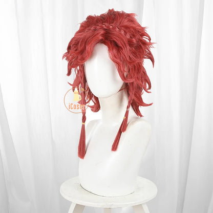 Identity V Archer Cosplay Costume Wig Brynhildr Vilulf Uniform Glasses Eye Patch Halloween Party for Women Girls Carnival Props