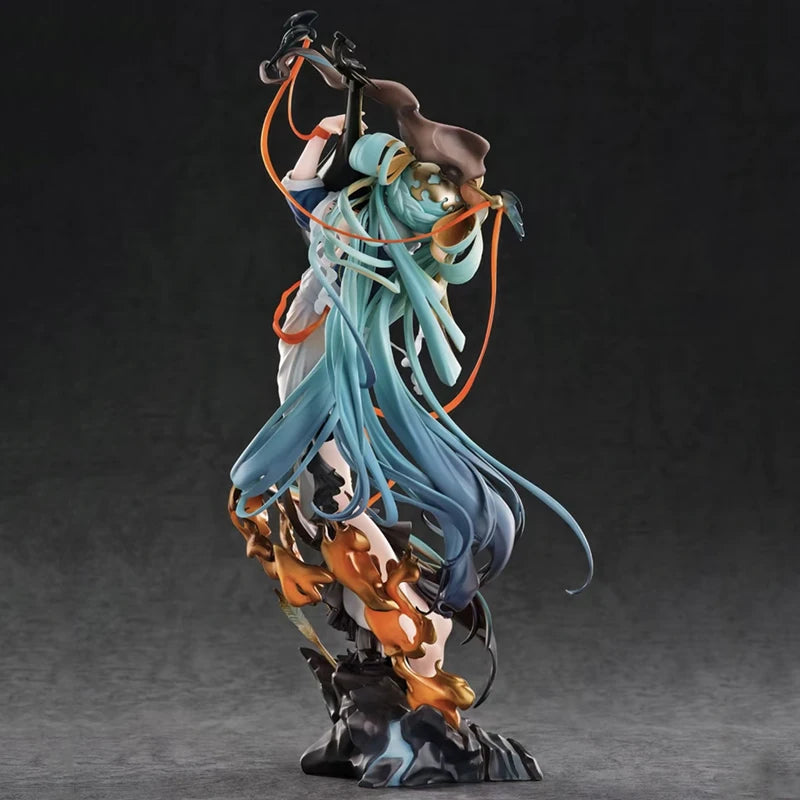 1/8 PVC Long Hair Hatsune House Of Flying Daggers Anime Peripherals Desk Setup Ornament Anime Girl Trendy Toy Model Boy'S Gift