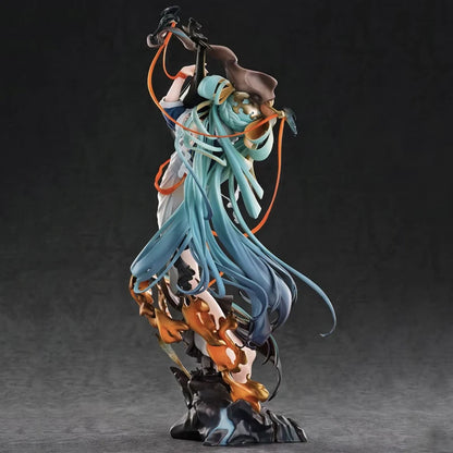 1/8 PVC Long Hair Hatsune House Of Flying Daggers Anime Peripherals Desk Setup Ornament Anime Girl Trendy Toy Model Boy'S Gift