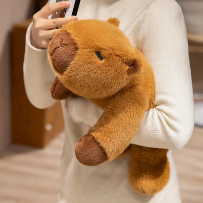 18-40cm Cozy Lying Stuffed Animals Cute Racoon Capybara Sloth Dog Plush Toys Soft Kawaii Soft Doll Sleep Pillow For Girl Boy