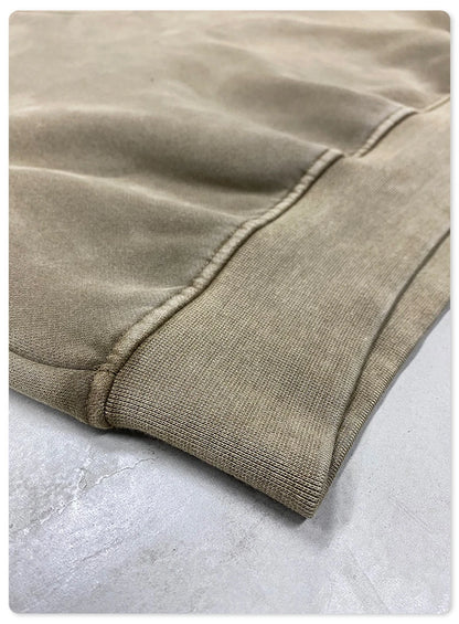 ZODF Winter Women Short Fleece Cropped Sweatshirts Girls Female Hip Hop Loose 400gsm V-Neck Pullovers Brand Tops HY0437