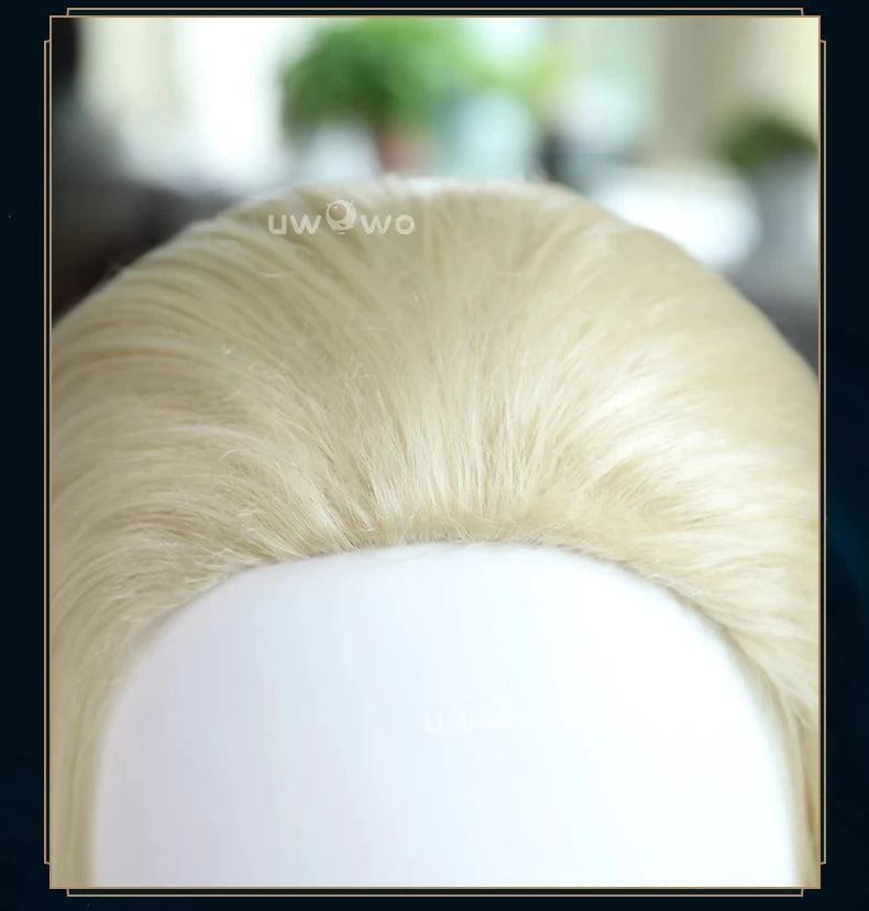 UWOWO Evelynn Wig Game  League of Legends/LOL Coven Evelynn Cosplay Wig Lace wig Lace hair Long Hair Yellow Hair 90CM New Style