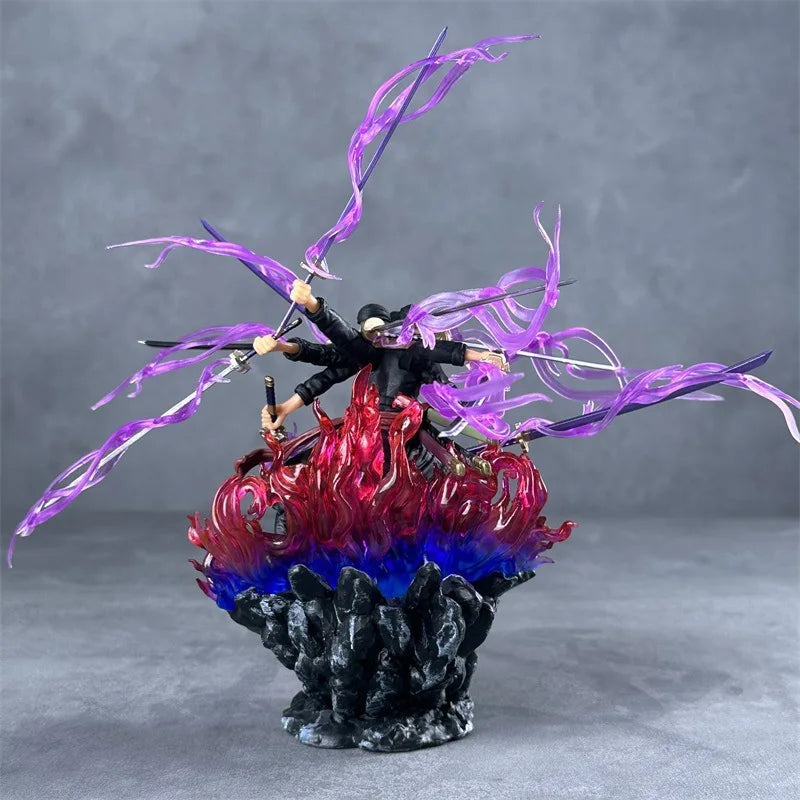 24cm One Piece Anime Onigashima Asura Ninjiru Sauron Action Figure Model Toys Pvc Statue Doll Collection Decoration Toys Gift