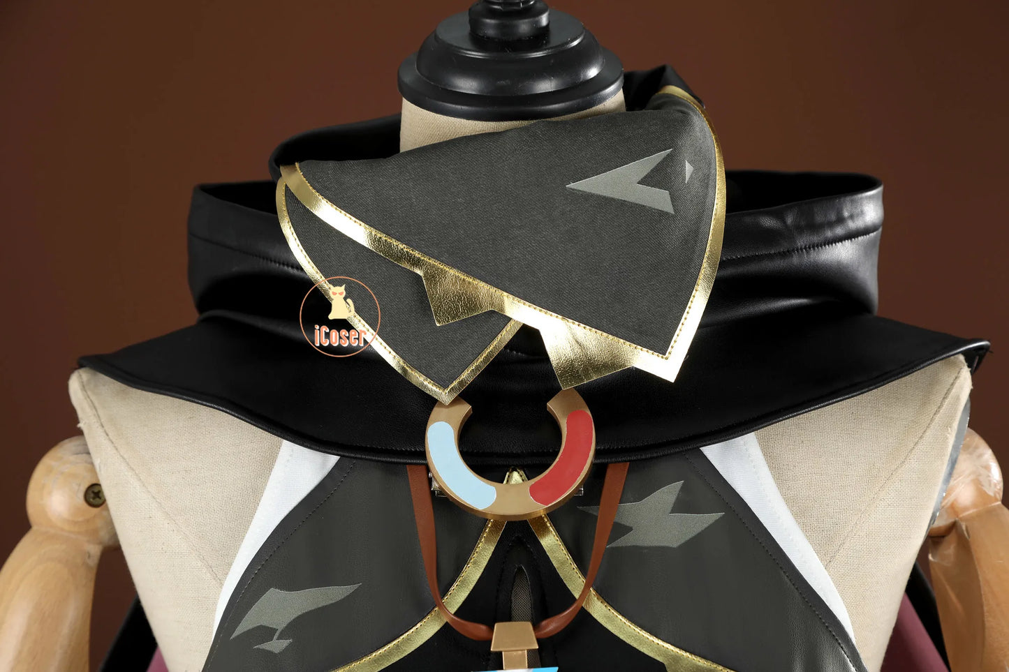 Genshin Impact Jahoda Cosplay Costume Wig Uniform Cloak Hat Glasses Headwear Outfit Halloween Party for Women Girls Props iCoser