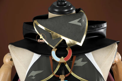 Genshin Impact Jahoda Cosplay Costume Wig Uniform Cloak Hat Glasses Headwear Outfit Halloween Party for Women Girls Props iCoser