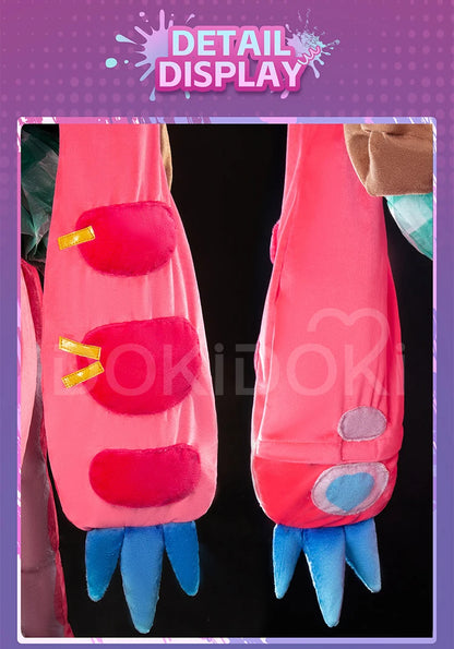 Neekoo Cosplay Costume Game Cosplay DokiDoki-R Neekoo Skin Super Fan Cosplay Women Cute Red Plush Costume Tail