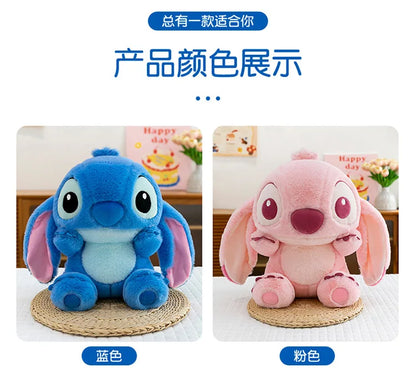 30/40/60cm Big Size Stitch Disney Anime Plush Stuffed Doll Kawaii Room Decoration Plushies Pillow Ornaments Holiday Gifts