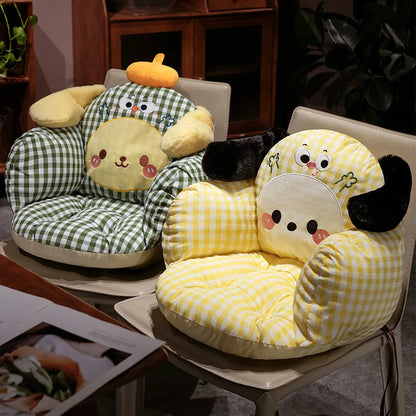 Comfortable Seat Cushion Kuromi My Melody Sitting Cushion For Chair Bay Window Japanese Style Cartoon Back Cushion Soft Comfort