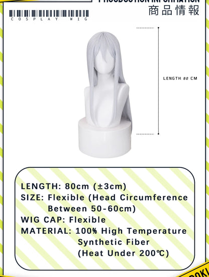 Yoisakii Kanadee Cosplay Costume Game DokiDoki-R Cosplay Women Cute Dress Cosplay Kanadee Bag Earphones Halloween Wig