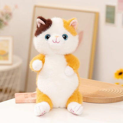Cute Simulated Sitting Cat Plush Toy 20/30cm Stuffed Animal Soft Toys For Kids And Adults Fluffy Pet Cats Plushies