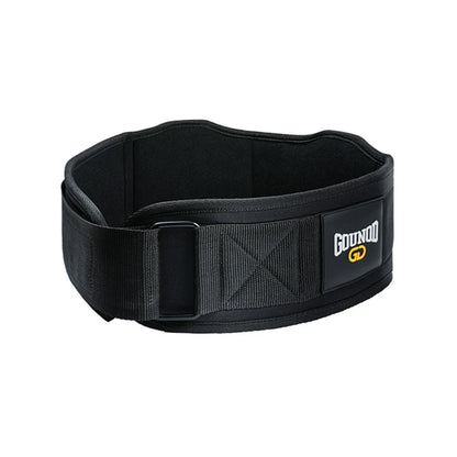 Gounod Weight Lifting Belt Back Support Workout for Squats Deadlifts Powerlifting Cross Training Men Women - Black / XL