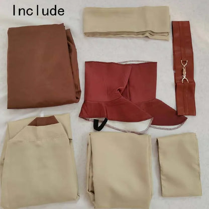 HOMCHEE TRENDS Obi Wan Kenobi Adult Men Nylon Elastane Cosplay Set