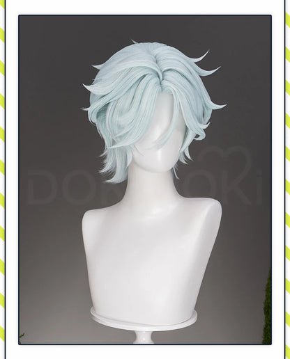 IN STOCK Dahlia Ifa Wig Game Genshin Impact DokiDoki Men Pink Hair Mondstadt Ifa Cosplay Dahlia Book Prop Free Wig Cap