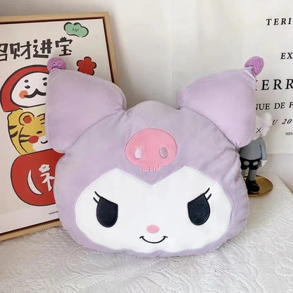 Sanrio Very Soft Kuromi Back Cushion Throw Pillow Sofa Bed Room Decor Comfortable Japanese Style Pillow Gifts Girl