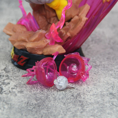 Dragon Ball Majin Buu Glowing Anime Statue - Pvc Collectible Figure Desktop Decoration Ornaments Kid Birthday Gift Toy 19cm