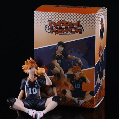 12CM Anime Haikyuu Figure Shoyo Hinata Model Toy Kozume Kenma Action Figure Noodle Stopper Tobio Kageyama Collection Toy Boxed