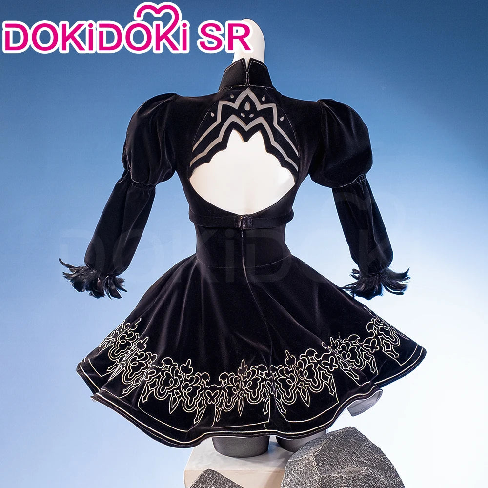 2B/2P Cosplay Costume Game Cosplay DokiDoki-SR Cosplay Female 2P Sexy Dress Costume Two Styles Women Cosplay Halloween