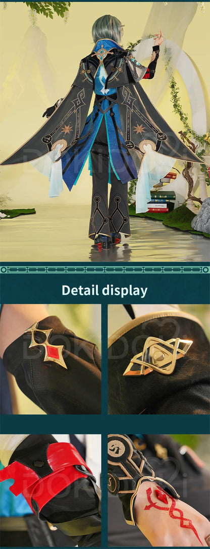 IN STOCK Anaxa Cosplay Costume Game Honkai: Star Rail【S-3XL】DokiDoki-R Halloween HSR Amphoreus Anaxa Costume Plus Size