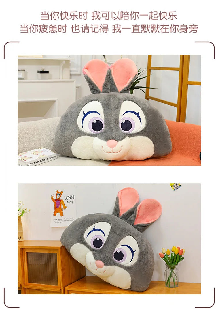 90x50cm Big Size Judith Laverne Hopps Anime Plush Stuffed Doll Zoo Tropolis Room Decorated Plushies Children Pillow Holiday Gift