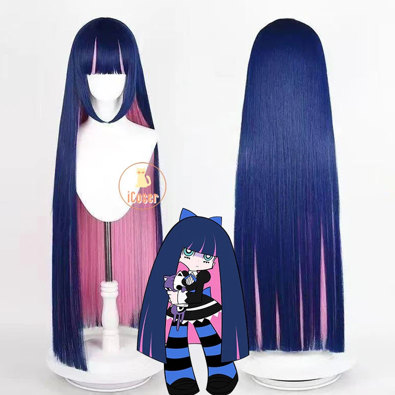 Anime New Panty Stocking with Garterbelt Stockiel Anarchy Stocking Cosplay Costume Angel Skirt Wings Halloween for Women Girls