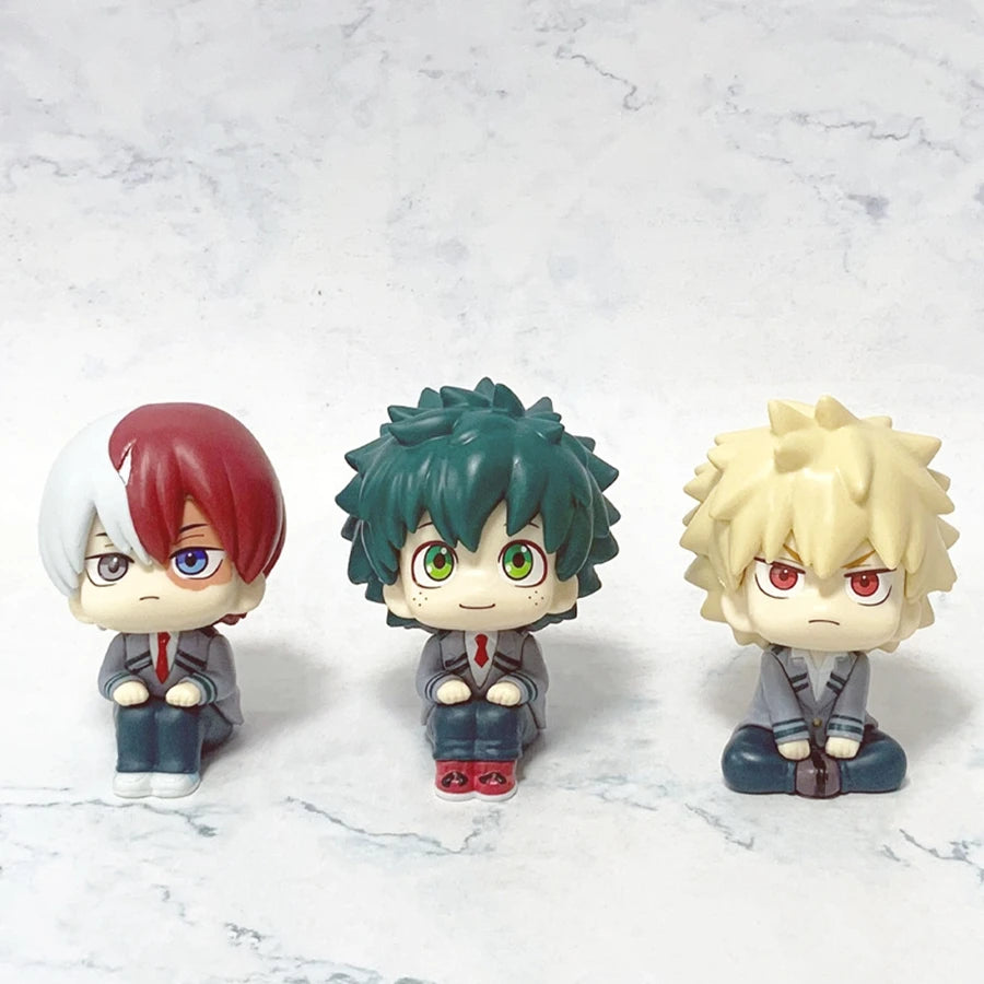 11cm Boku no Hero Academia Anime Figure Childhood Midoriya Izuku Action Figure Cute Bakugo Katsuki Figurine PVC Collection Toys