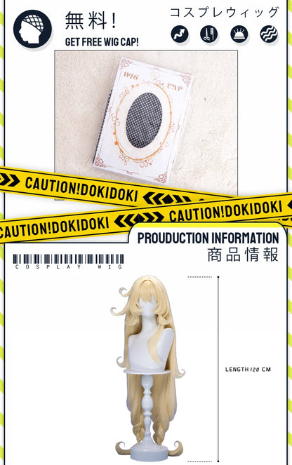 IN STOCK Alice Nicole Reeyn Wig Genshin Impact DokiDoki The Hexenzirkel N Nicole Reeyn A Alice Cosplay Free Cap