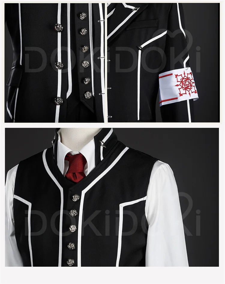 IN STOCK Kaname Kuran Yuki Cross Cosplay Anime Vampire Knight【XS-2XL】DokiDoki-R Halloween Uniform Costume Plus Size