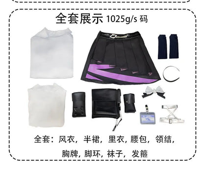 Arknights Priestess Cosplay Costume Set Polyester Asian Size