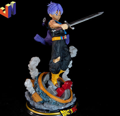 Dragon Ball Z Figures Trunks Gk Action Figure Super Saivcyan P Model Statue Doll Collection Decoration Toys Gift Ornaments