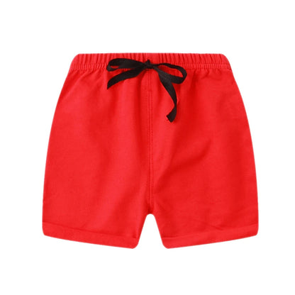 Toddler Boy Shorts Cotton Black Red Soft for Kids Sport 1 to 2 3 4 5 6 Years 2024 Baby Girl Short Pants Summer 9 12 18 24 Months