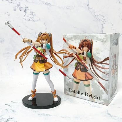 21cm Eiyuu Densetsu: Sora no Kiseki SC Anime Figure Estelle Bright Action Figure Joshua Bright Figurine PVC Collection Model Toy