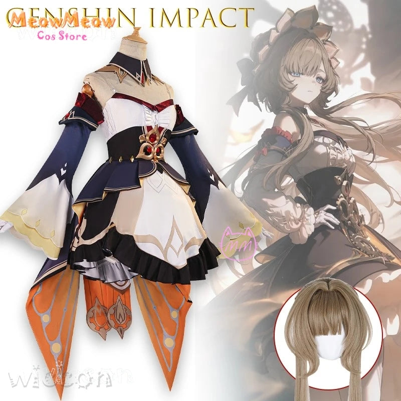 Genshin Impact Sandrone Cosplay Costume Adult Polyester Set