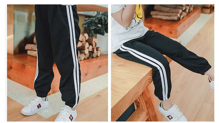 2 to 8 10 11 12 Years Boys Sports Wear Pants Girls Sportswear Run 2025 Kids Trousers Toddler Sportkleding Casual Child Clothing