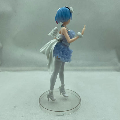 23cm Re:Zero Rem Angel Version Cute Bishoujo PVC Figure Wings Special Effects Anime Statue Desktop Decor Fan Collectible Gift