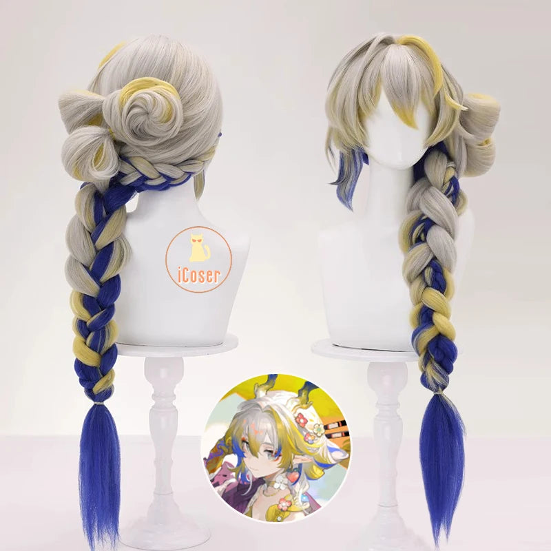 iCoser Arknights Shu Spring Feast Cosplay Costume Wig Uniform Headwear Tail Tianshi Rhodes Island Halloween Party for Women Girl