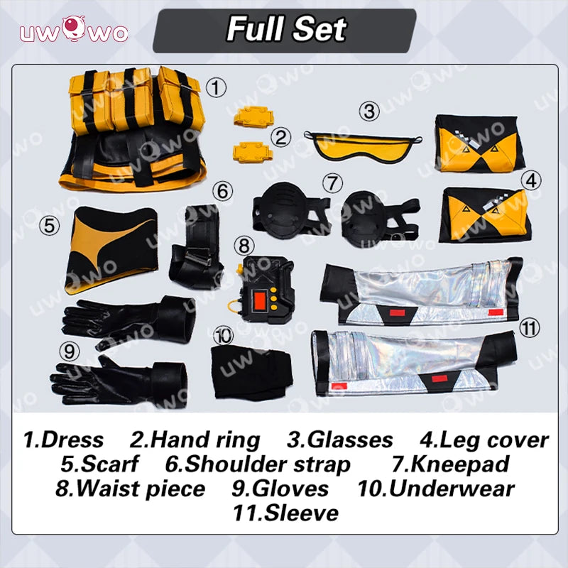 UWOWO Soldier 11 Cosplay Collab Series: Game Zenless Zone Zero/ZZZ Soldier 11 Cosplay Costume