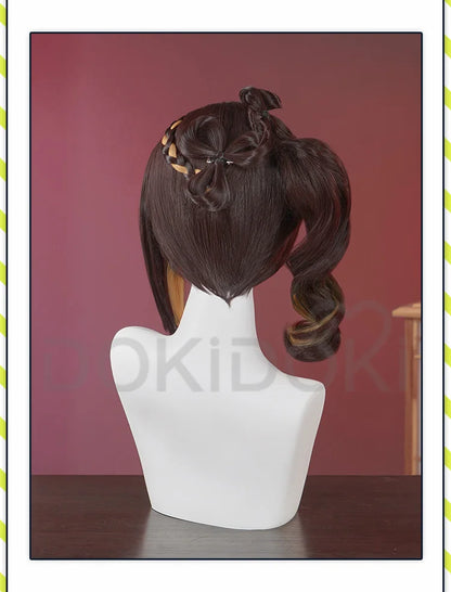 IN STOCK Chiori Wig Game Genshin Impact Cosplay Wig DokiDoki Women Inazuma Fashion Designer Chiori Cosplay Headdress Free Cap