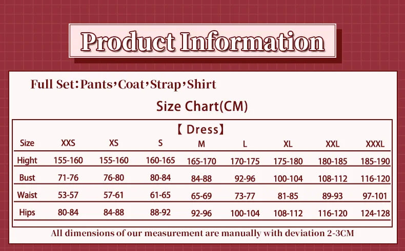 UWOWO Collab Series: Charlie Morningstar Charlotte H Hotel Cosplay Costume Red Uniform